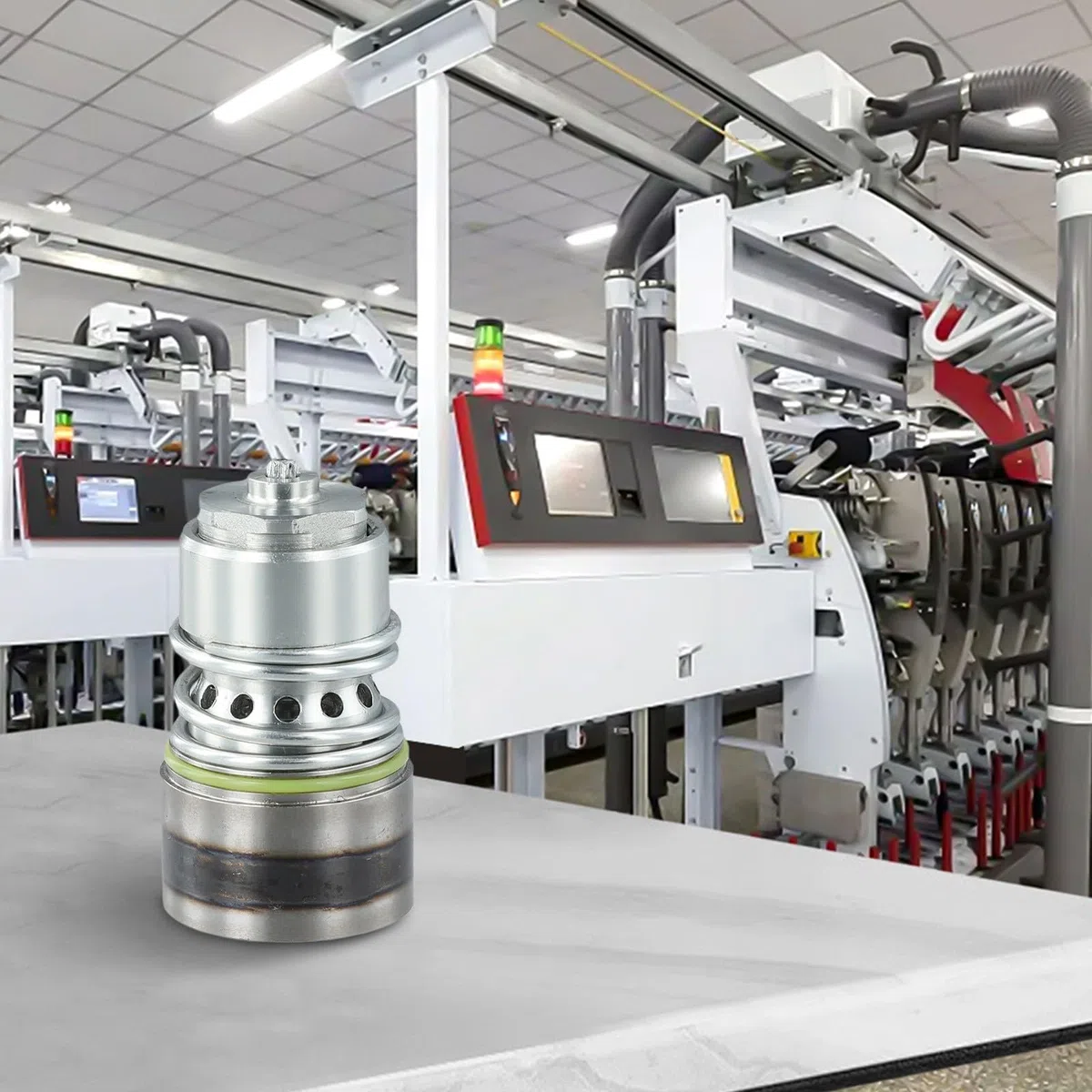 El metal rápido hidráulico del cartucho RE577560 del acoplador separable conecta la pieza estándar RE203206 del implemento del tractor del tamaño de 1/2 pulgada