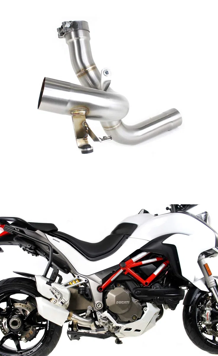 DOMINATOR Tubo de enlace central compatible con MTS 1200 S MULTISTRADA 2015-2017