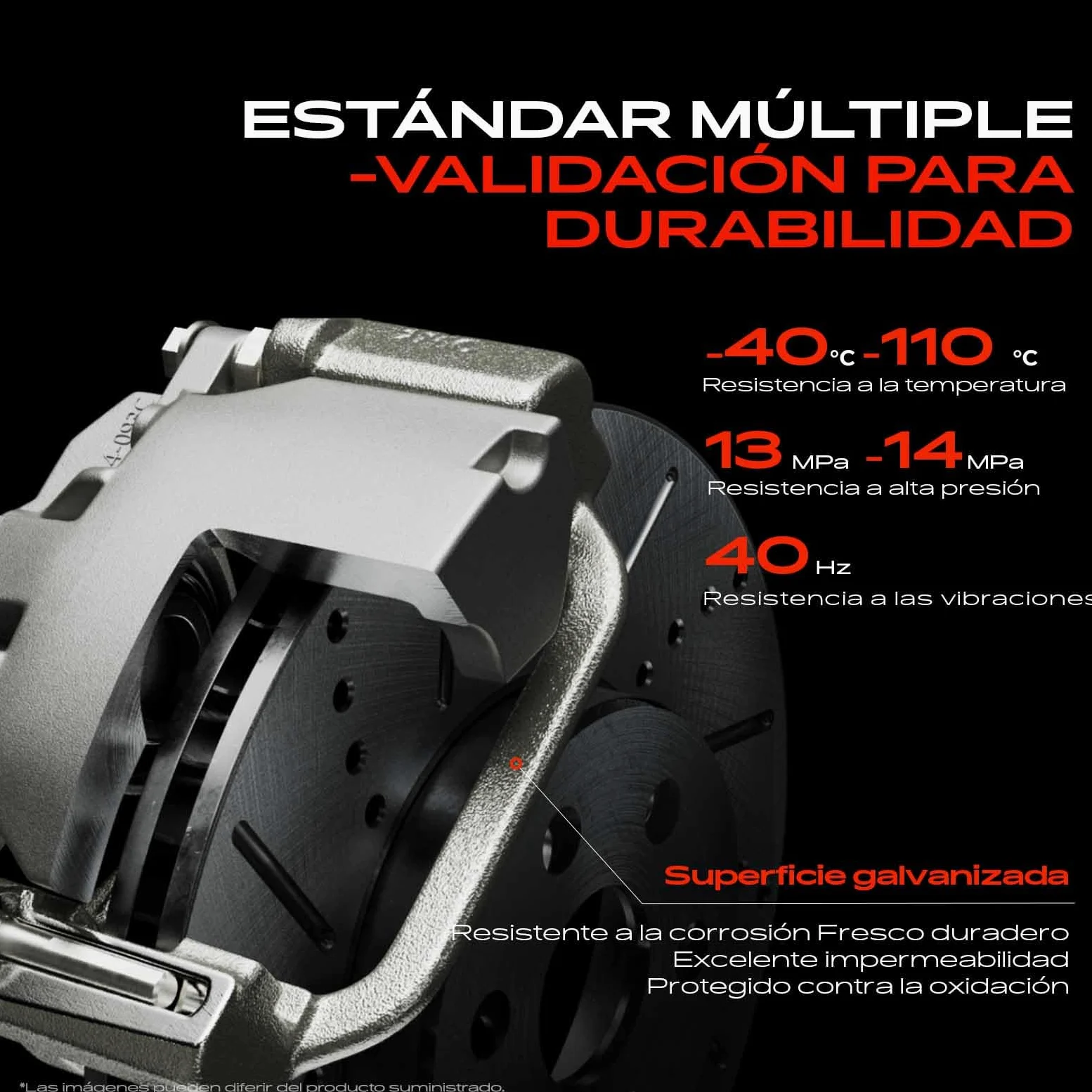 Frankberg Pinza de freno Trasero derecho fundición de alumin.io Compatible con M.i.n.i R50 R53 C.o.o.p.e.r M.i.n.i R50 R53 C.o.o.p.e.r S M.i.n.i R50 R53 One Replace# 34216757248