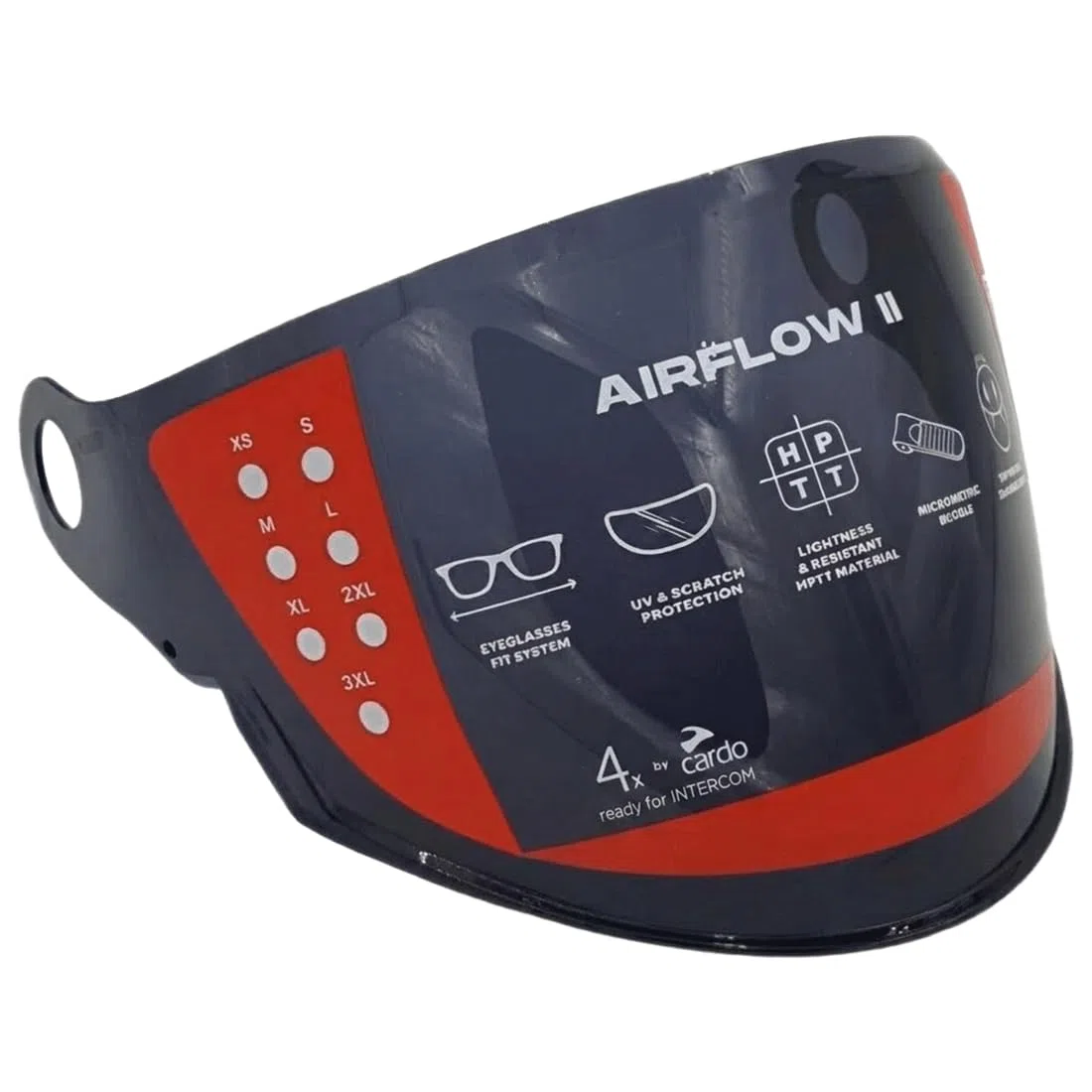 Generico LS2 - Visera larga para casco Airflow 2 II OF616, color negro ahumado oscuro