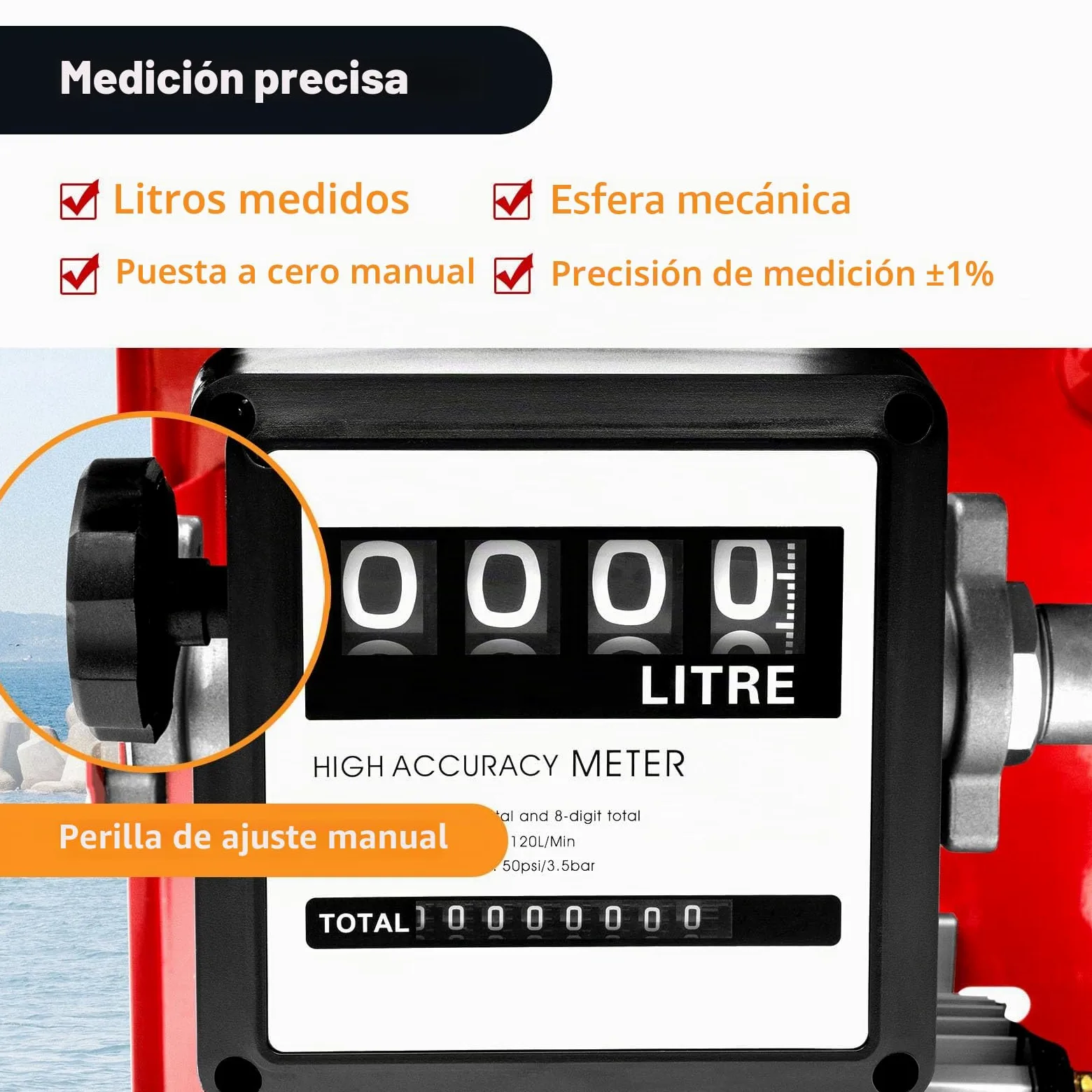 Bomba diésel autocebante de 550 W, biodiésel, bomba de aceite para calefacción con pistola y 2 mangueras, 60 l/min, 220 V