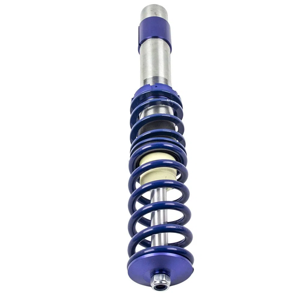 maXpeedingrods 4X Coilover, Amortiguador Roscado para BMW E39 5-Series Sedan 95-03, Suspensión con Muelle para 520i/523i/525i/528i/530i/ 520D/525D/TD/TDS/530D Azul