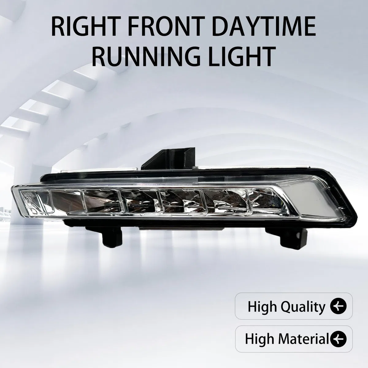 Luces diurnas delanteras derechas para coche compatibles con Renault Clio 4 (Iv) 2016-2020, luz diurna 266007864R