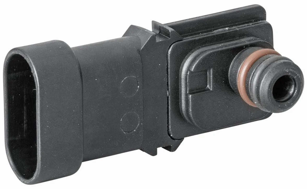 HELLA 6PP 009 400-281 Sensor, presión colector de admisión - 3polos - con junta - sin cable