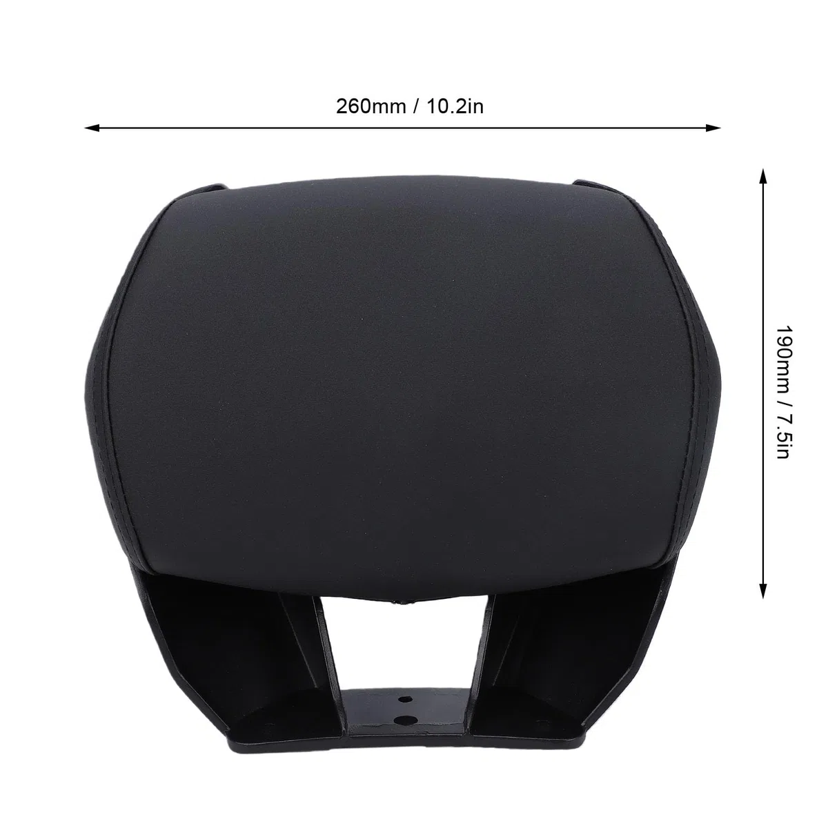 Aramox Cojín del Respaldo del Pasajero de la Motocicleta Cojín del Asiento Trasero con Soporte Lumbar para ADV160 ADV350 ZONTES 368G 2021-2025 Aleación de Aluminio Impermeable a Prueba
