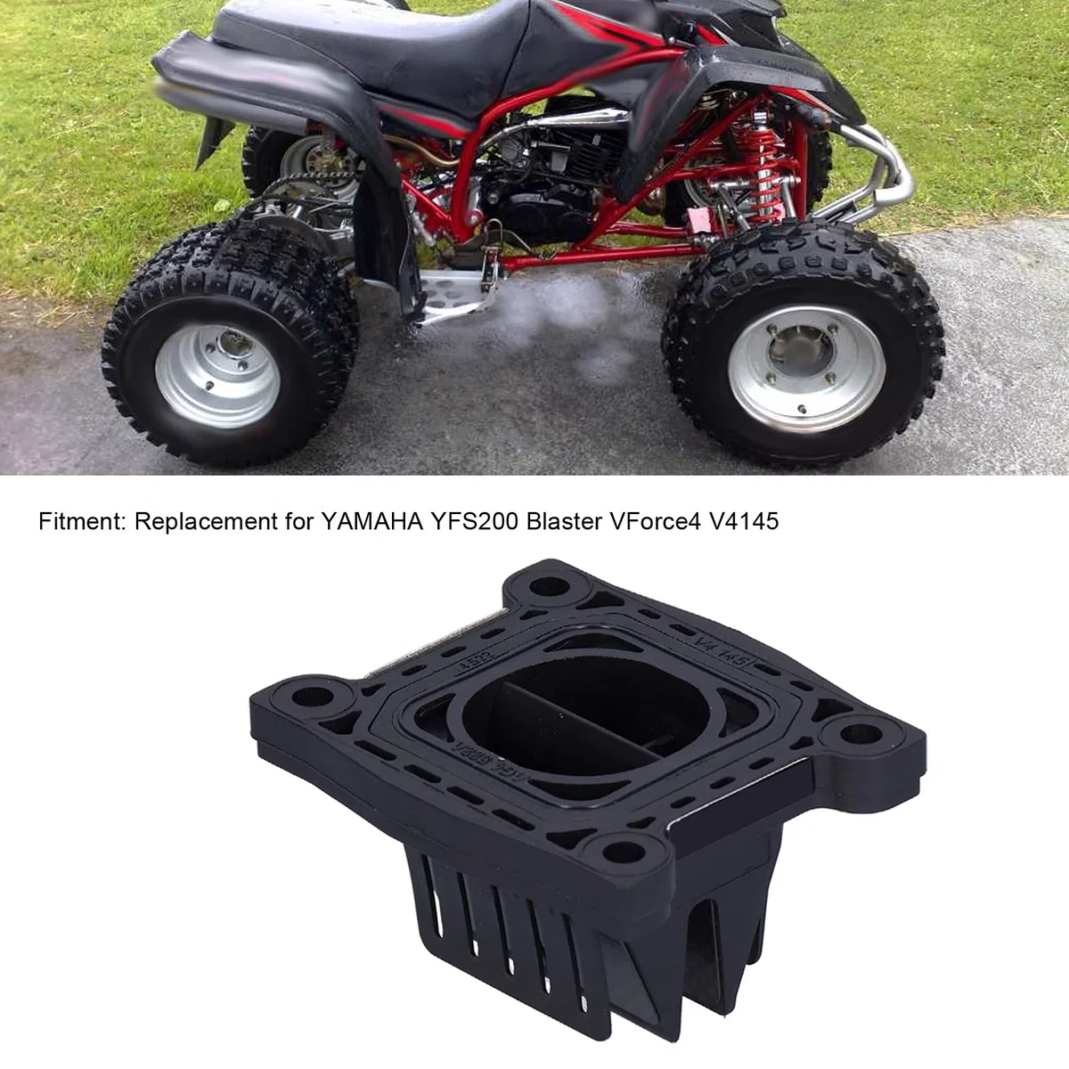 Reemplazo de Válvula de Lengüeta ATV paraYFS200 Blaster VForce4 V4145 Tecnología Compuesta Avanzada Montaje sin Tornillos Mayor Tiempo de Servicio Rendimiento Superior Más