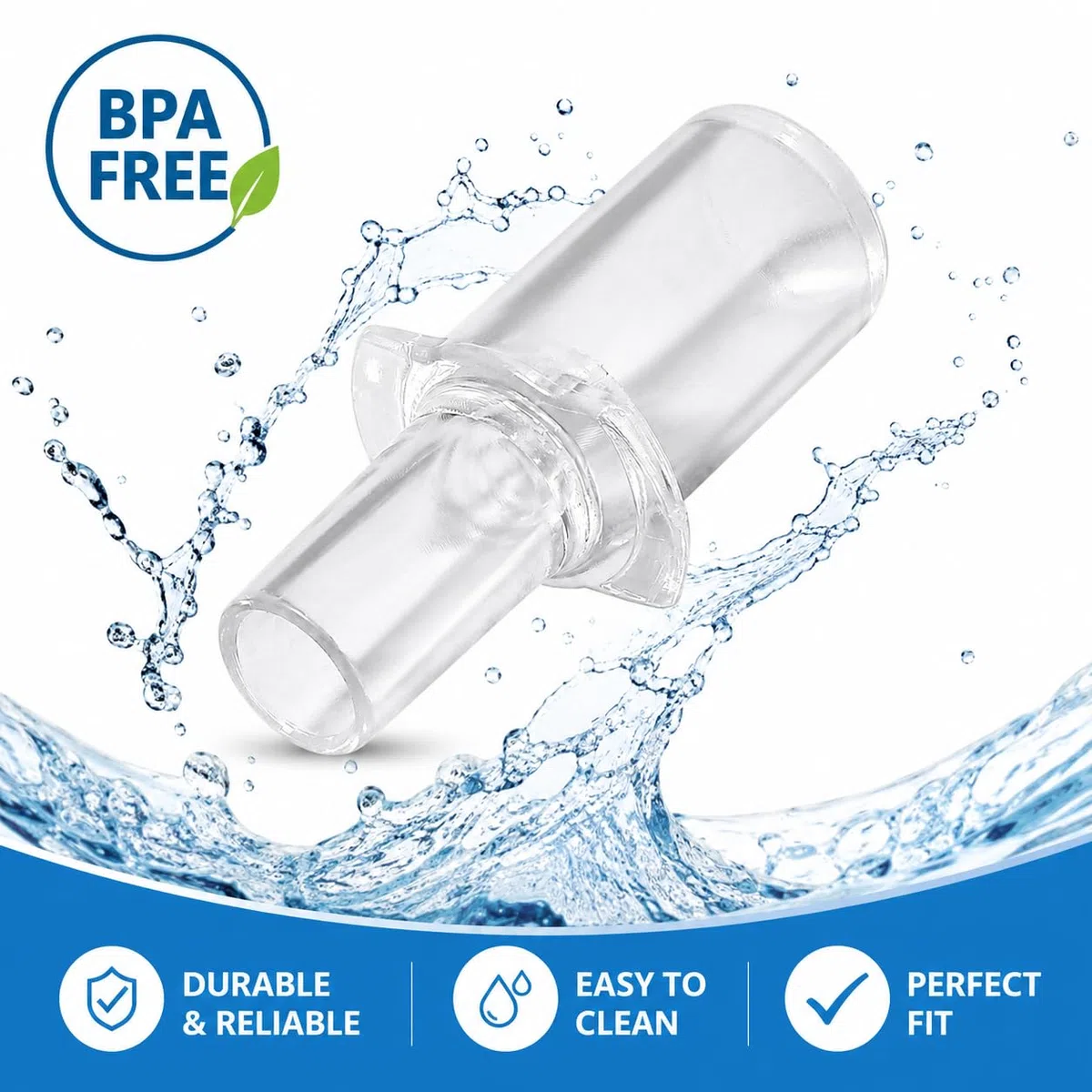 300 boquillas para alcoholímetro AF*-33, ACE*A, Q, One Black, X, DA*7100, tubos de soplado desechables de repuesto | Accesorios de boquilla universal de alta precisión | Paquete individual portátil |