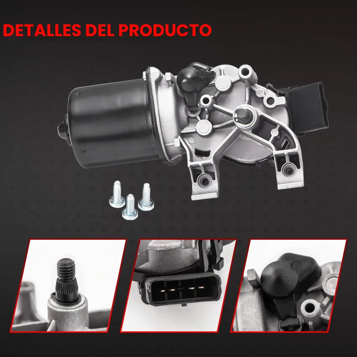 Reemplazo del motor del limpiaparabrisas delantero para Clio III BR0/1 CR0/1 2005-2014 Grandtour 2008 - Van SB_ SR_ 2005 - Accesorios para automóvil Pieza # 7701061590 53567502 8200268931 579738