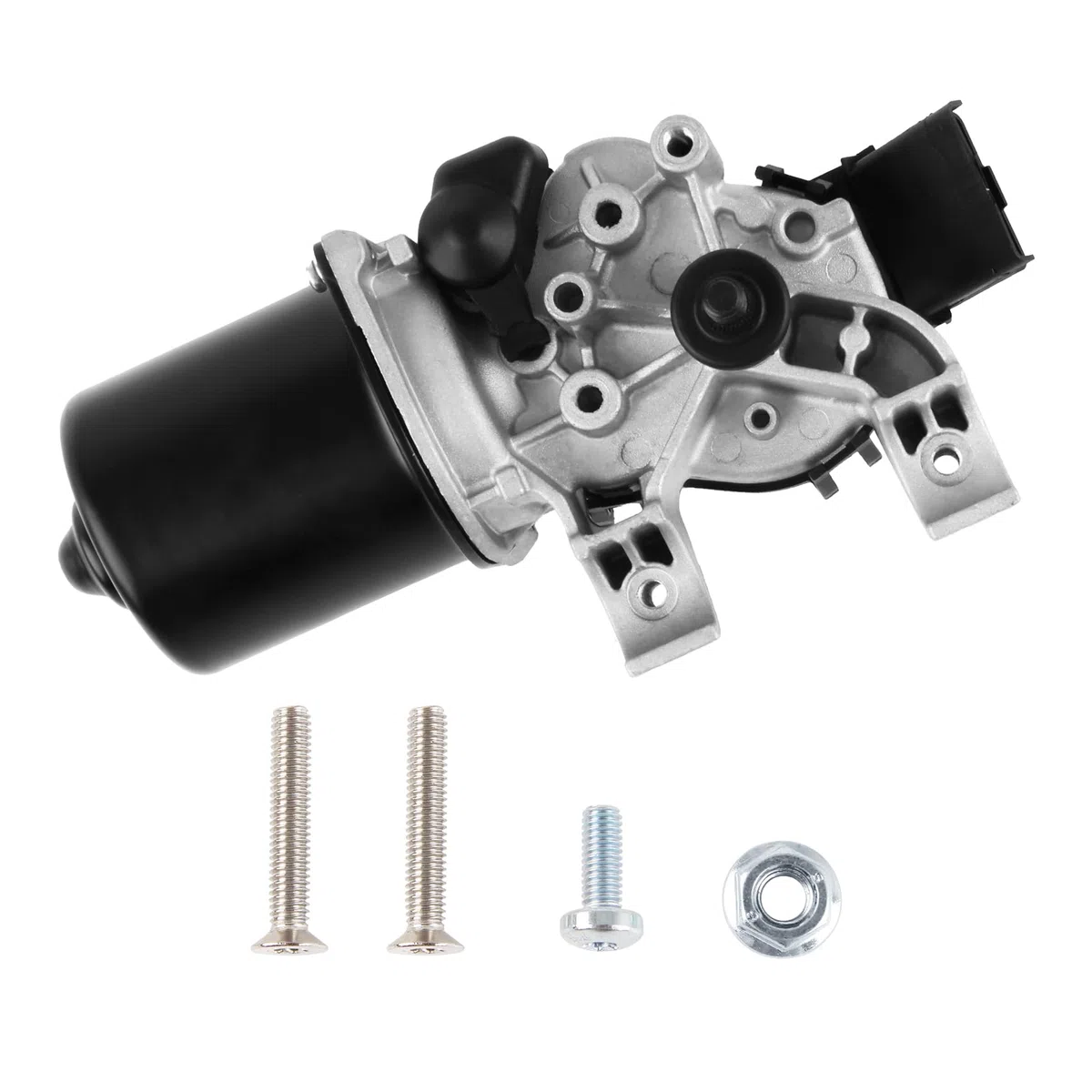 DOCAS Motor de limpiaparabrisas delantero 7701061590 8200268931 compatible con Renault Clio III BR0/1 Clio III Grandtour KR0/1 CLIO III Kasten SB 2005-2014
