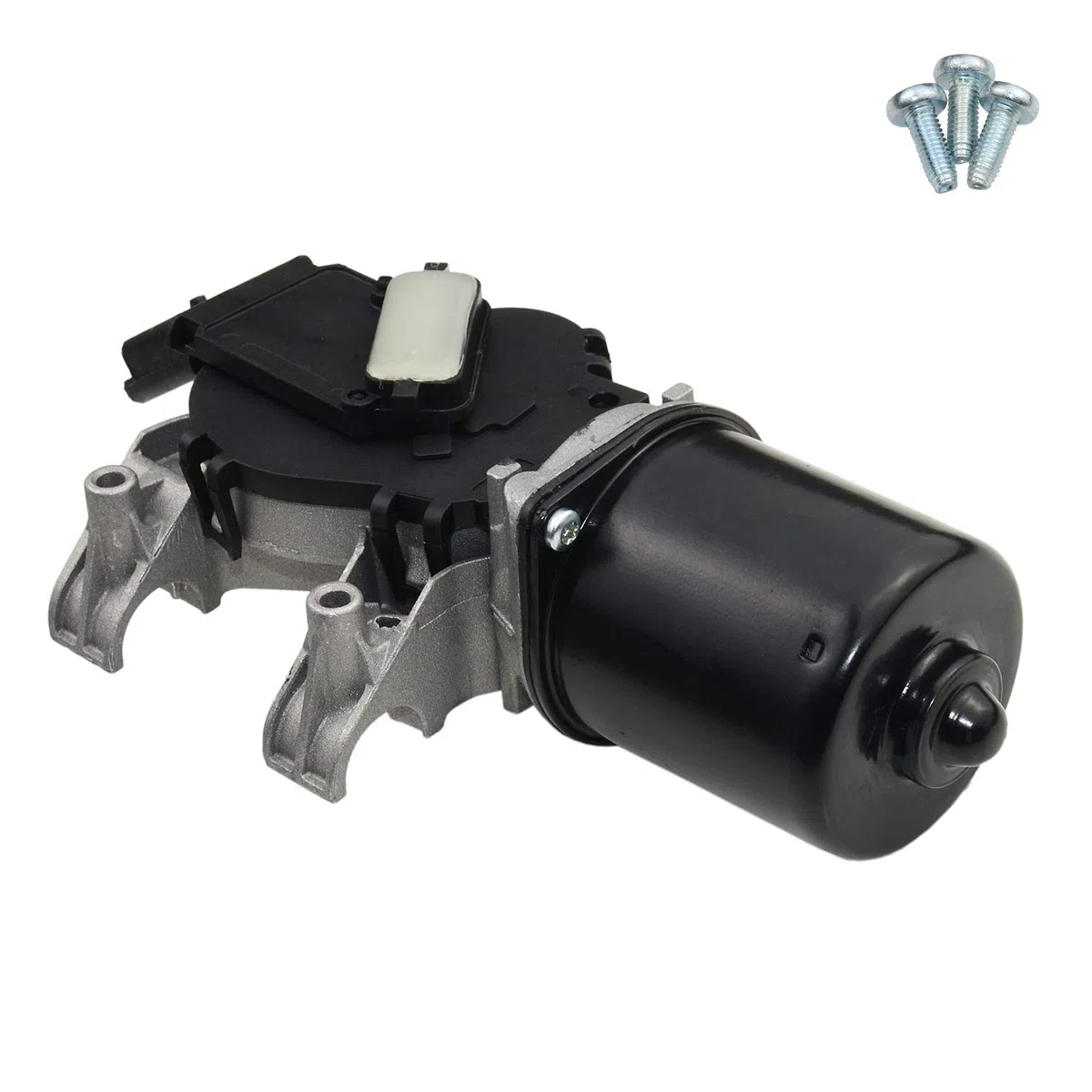 Bisenya Motor de limpiaparabrisas delantero con tornillos Recambio para Clio 3 2005-2012 8200268931 7701061590 53567502 53567504 53567512 579738# 4 pines