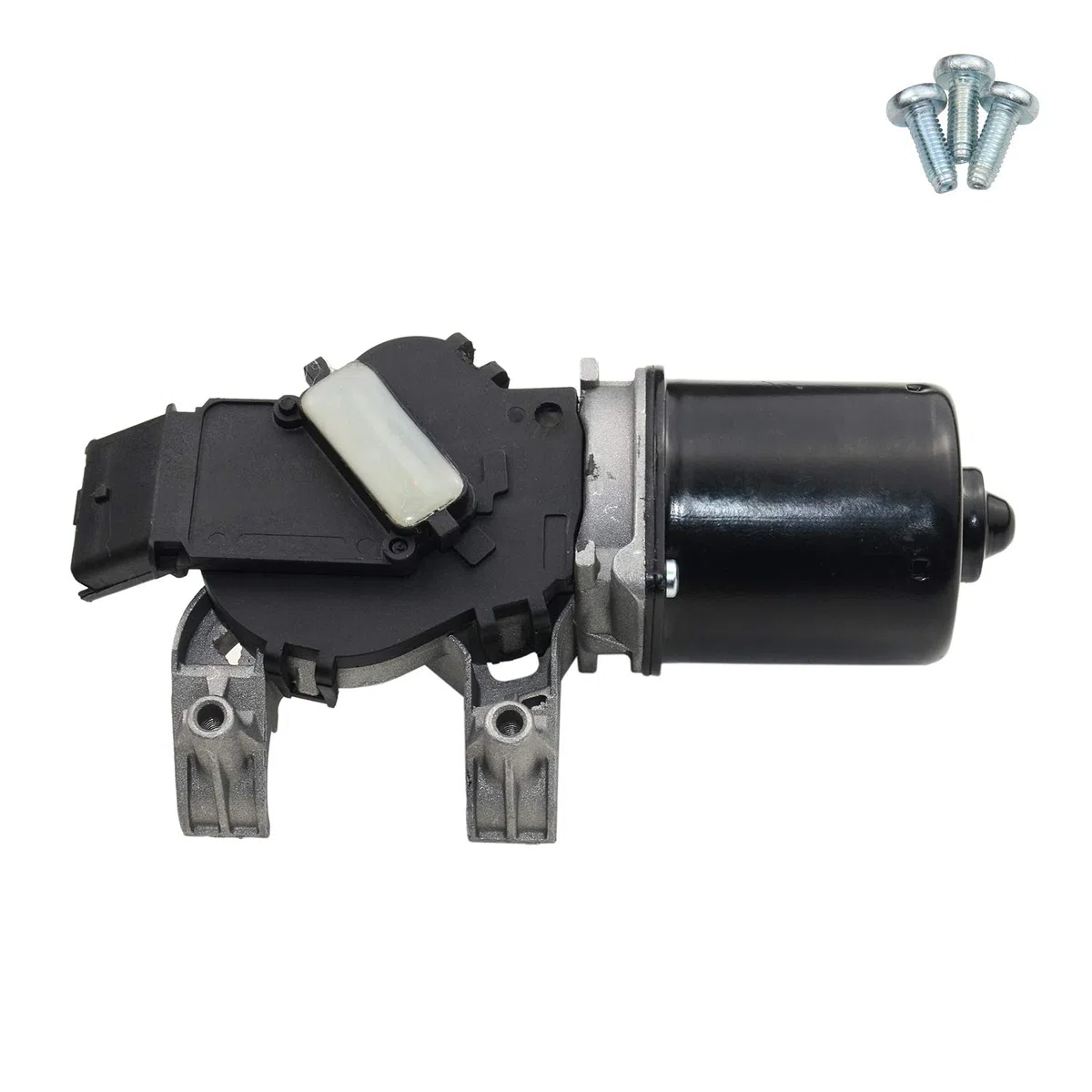 Bisenya Motor de limpiaparabrisas delantero con tornillos Recambio para Clio 3 2005-2012 8200268931 7701061590 53567502 53567504 53567512 579738# 4 pines