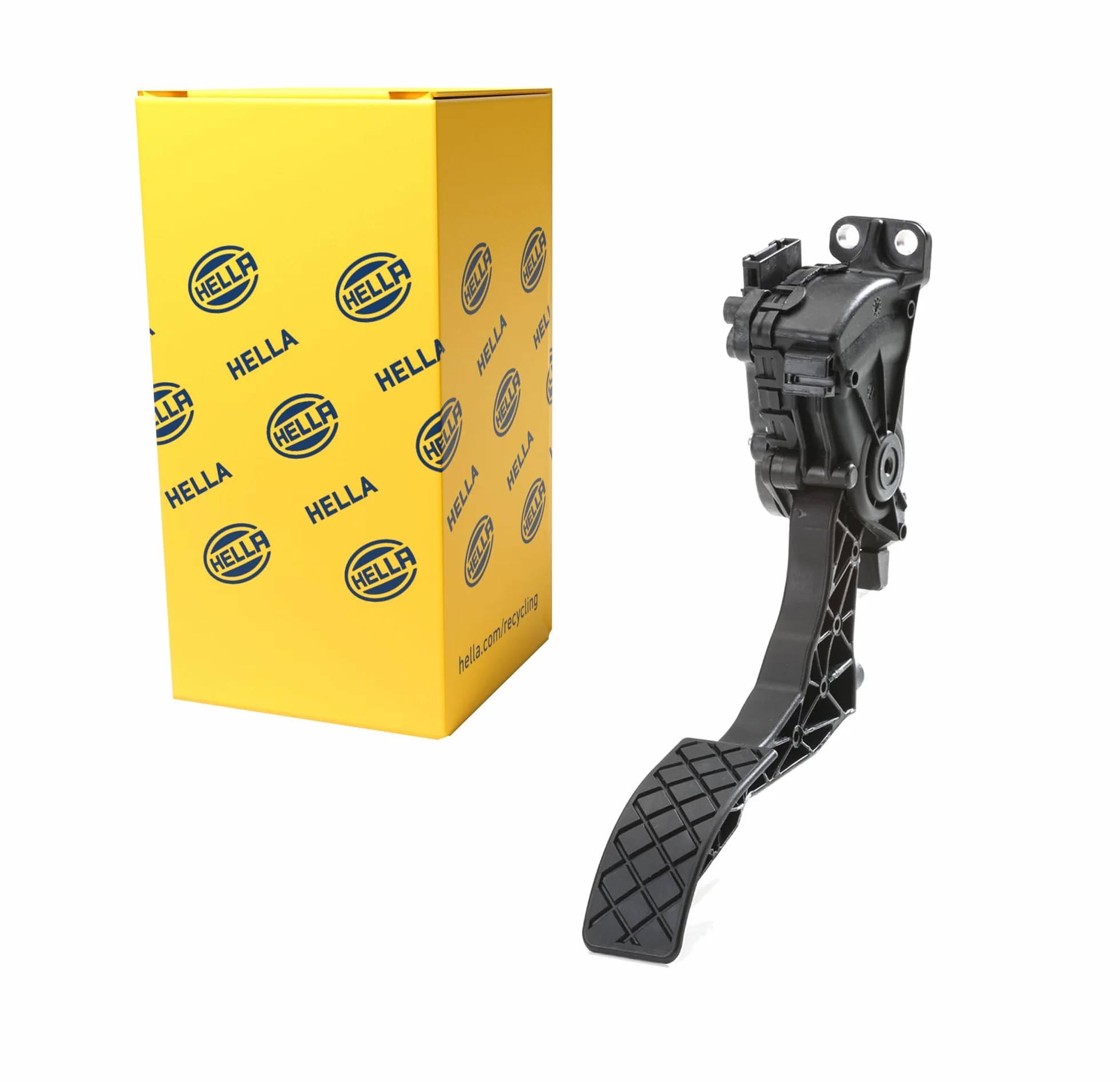 HELLA 6PV 008 496-701 Sensor, posición pedal - para vehic. dirección izquierda - 6polos - Caja de cambios manual