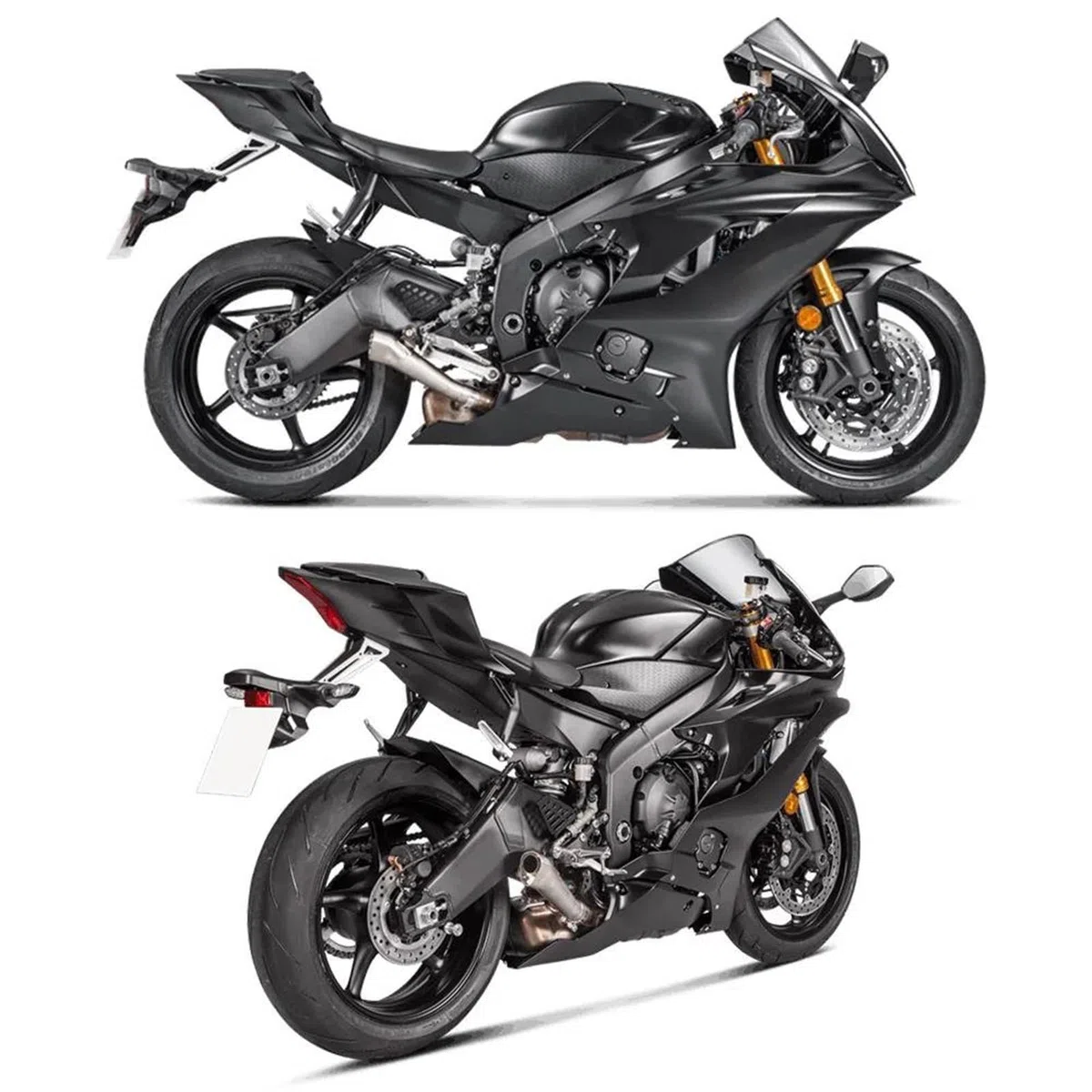 Tubo De Escape Modificado Para Motocicleta, Piezas Enlace Medio Para Silenciador Para Yamaha R6 YZF-R6 YZF 2006 2007 2008-2020 Piezas de montaje