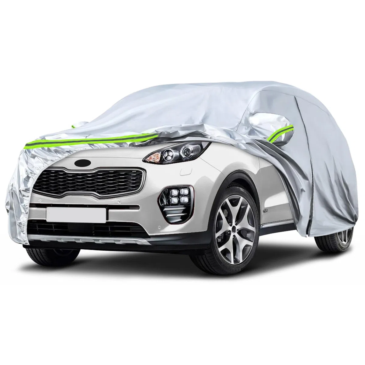 Funda de coche exterior resistente al agua para Kia Sportage 2010-2025, lona completa de verano, protección contra lluvia, sol, polvo y UV