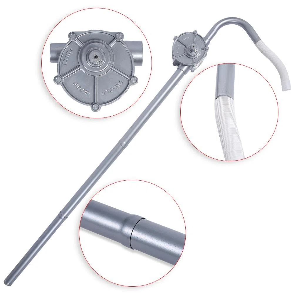 Bomba manual de aleación de aluminio para aspiración de aceite, combustible, gasolina, s de cocción y lubricación
