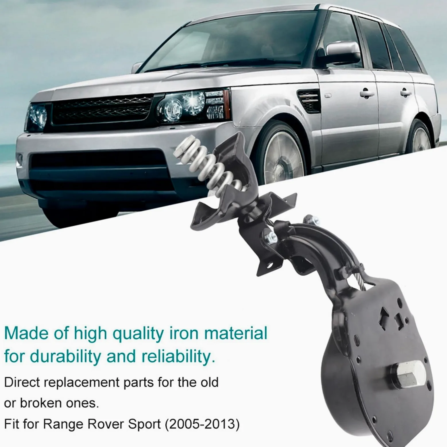 Cabrestante para rueda de repuesto, cabrestante para rueda de repuesto, fácil de instalar para Range Rover Sport