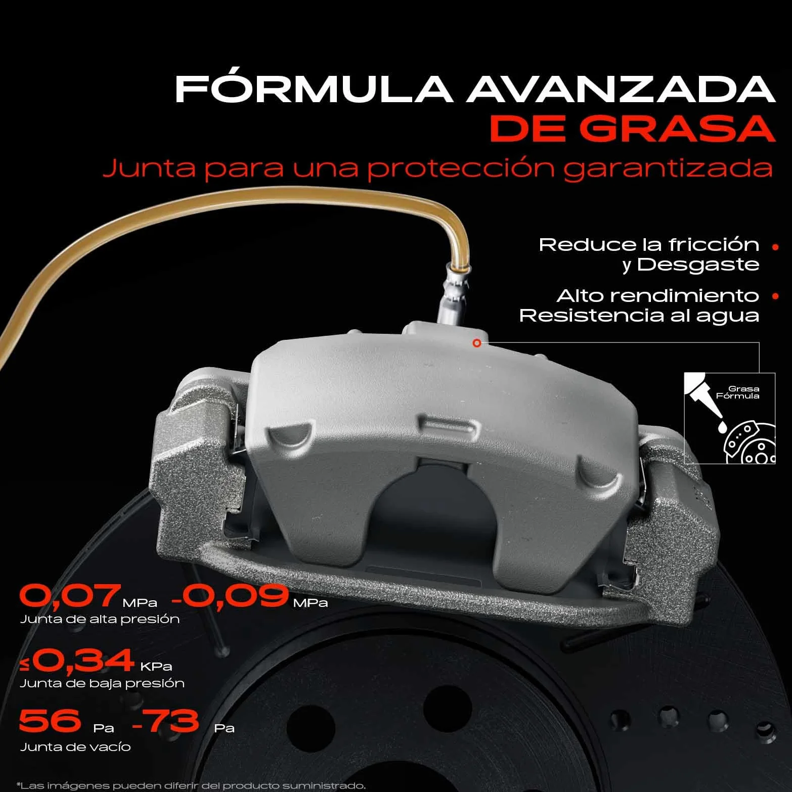 Frankberg Pinza de freno Trasero derecho fundición de alumin.io Compatible con M.i.n.i R50 R53 C.o.o.p.e.r M.i.n.i R50 R53 C.o.o.p.e.r S M.i.n.i R50 R53 One Replace# 34216757248