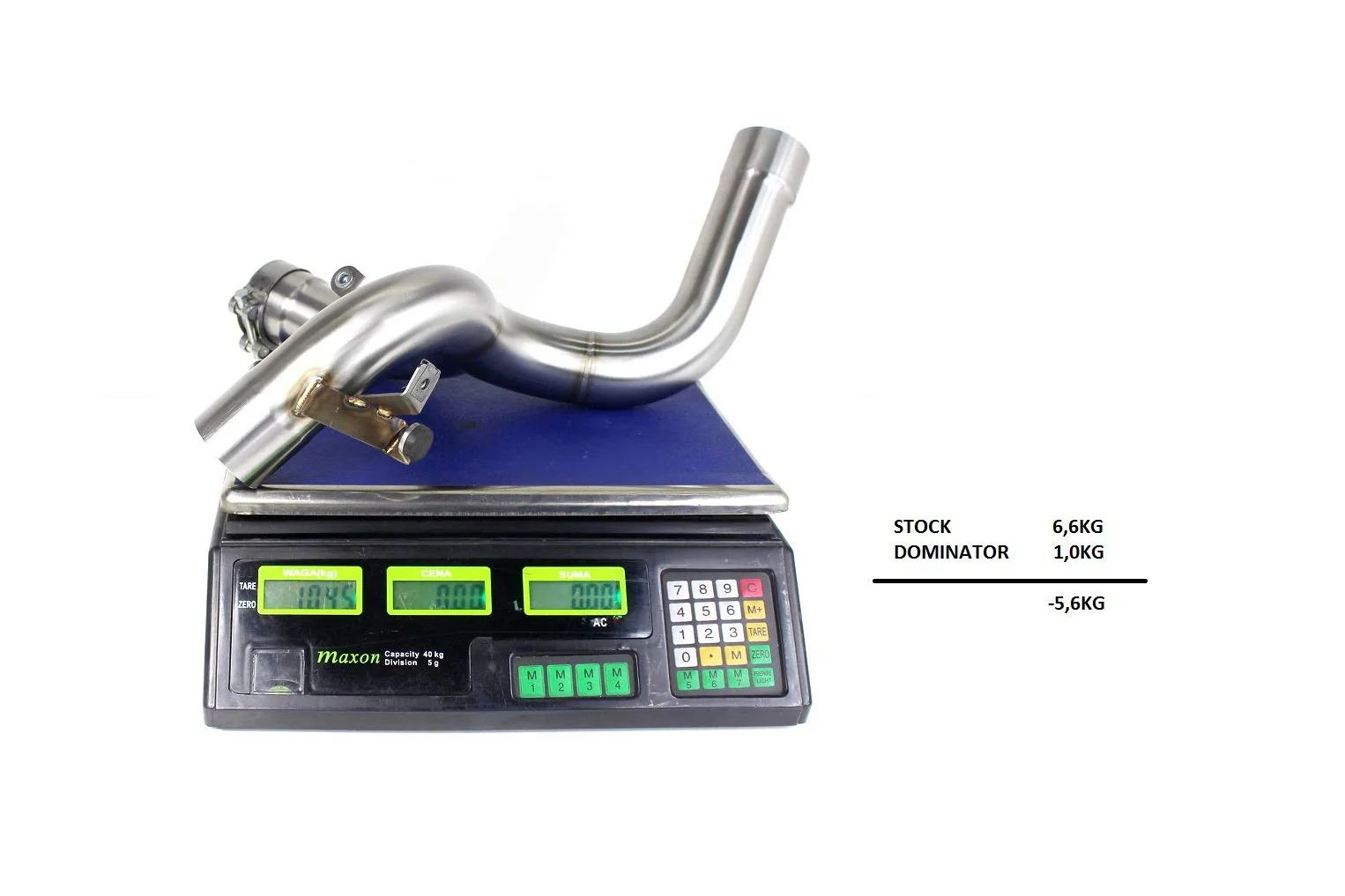 DOMINATOR Tubo de enlace central compatible con MTS 1200 S MULTISTRADA 2015-2017