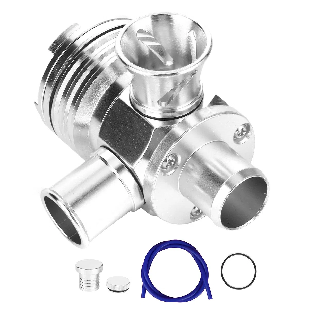 Válvula de descarga turbo ajustable universal, kit de válvula de descarga de recirculación de válvula divisora ​​turbo para motor 1.8T 2.7L
