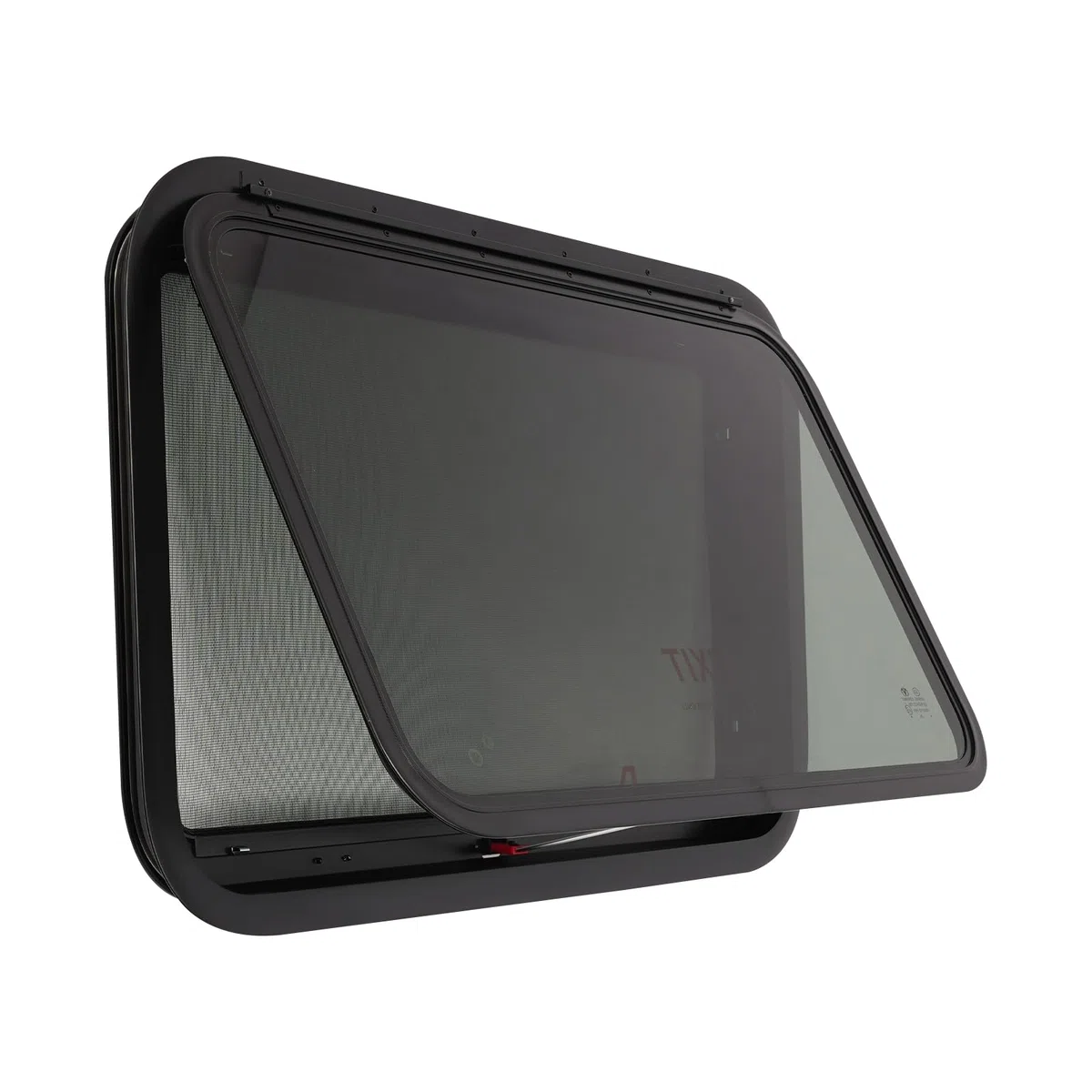 Ventana de salida para autocaravana, ventana de RV, ventana de emergencia, ventana de caravana versátil con barra de apoyo para RV Camper Trailer Van (800 x 500 mm)