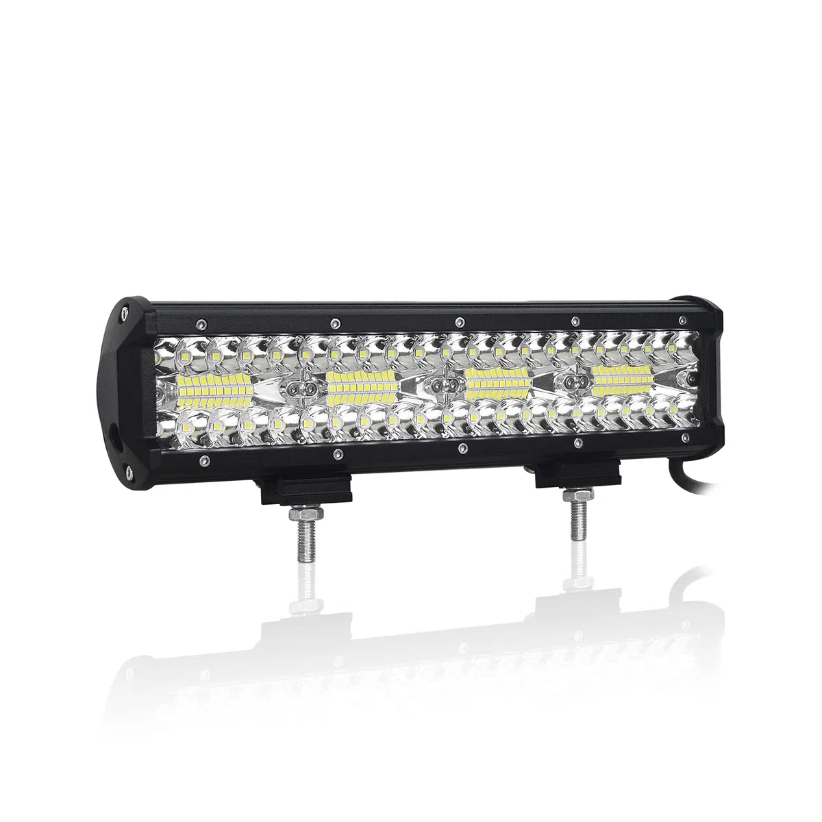 Willpower Faros LED de 30 cm, 240 W, 12 V, 24 V, resistente al agua, combo para todoterreno, coche, tractor, luz de marcha atrás, luz de marcha atrás