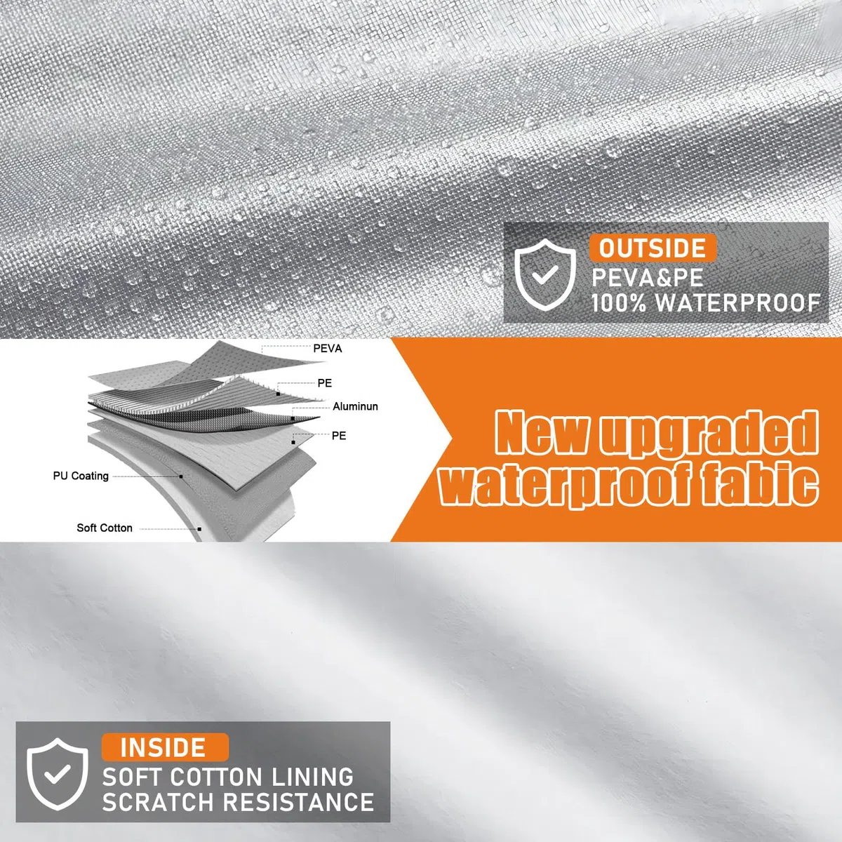 Funda de coche exterior resistente al agua para Kia Sportage 2010-2025, lona completa de verano, protección contra lluvia, sol, polvo y UV