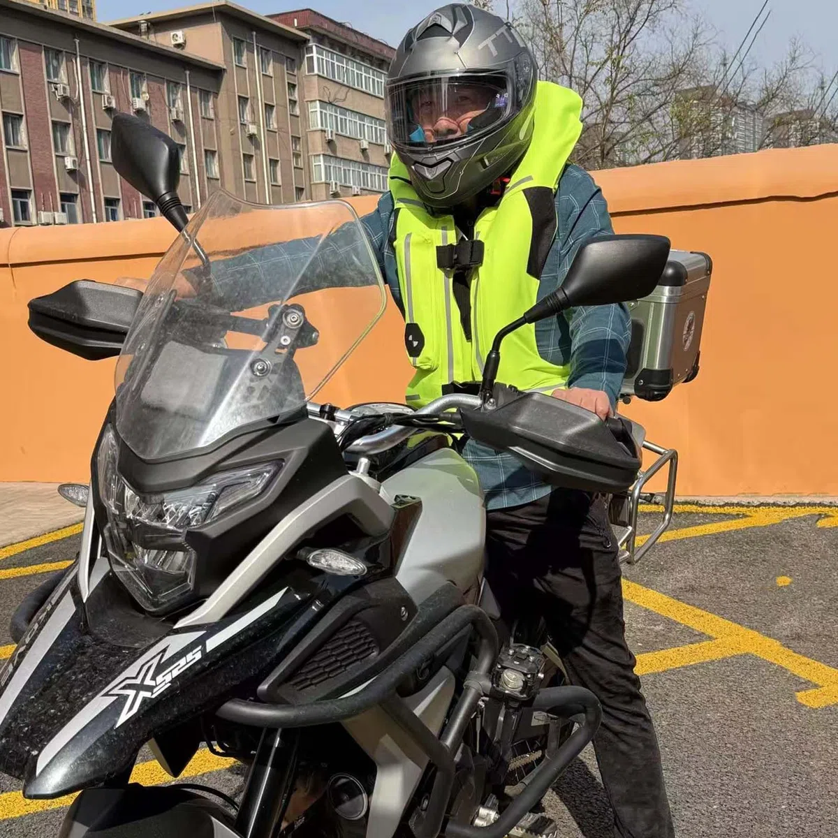 Chaleco Airbag Moto,Chalecos Reflectantes Hipica Moto Homologado Reutilizable Chaqueta Hombres Mujer con Protecciones