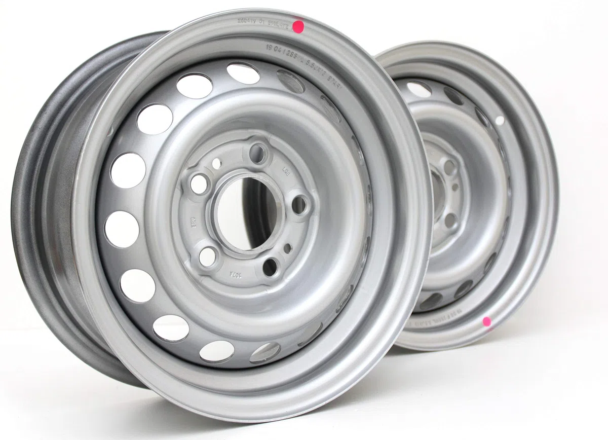 p4U 2X Llanta de acero para remolque 5.5 J x 13 pulgadas 112x5 ET 30 ML 67 900kg Rueda para remolque, caravana, tráiler