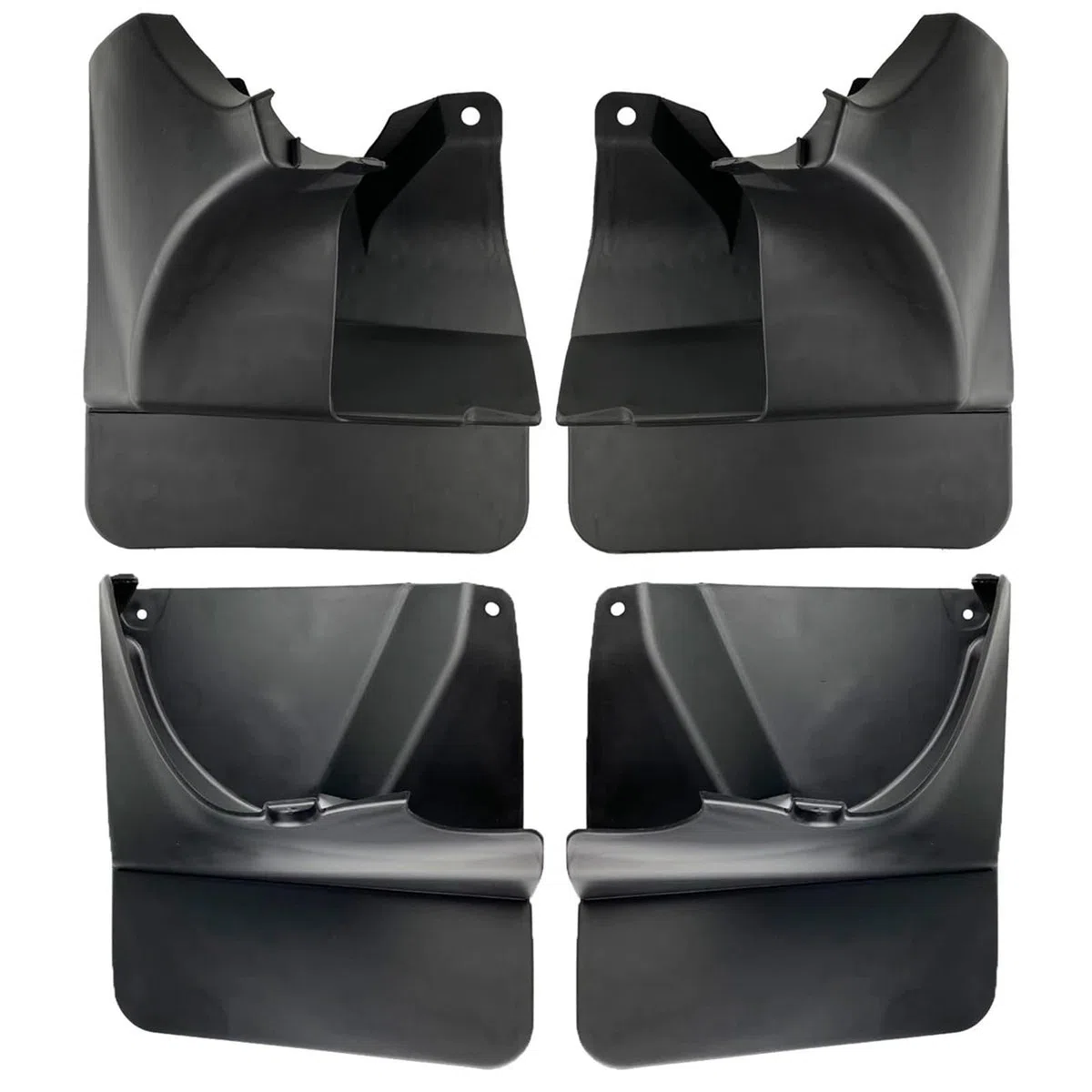 Faldillas Antibarro Guardabarros para Toyota para Land para Cruiser para Prado FJ120 120 2003 2004 2005 2006 2007 2008 2009 Coche Aletas Guardabarros (Color : Front Rear)
