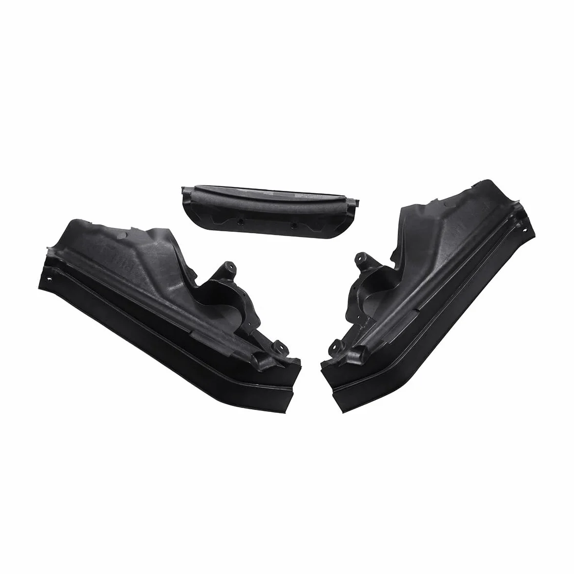 51717169421 - Juego de revestimiento de separación para compartimento del motor superior (3 piezas, repuesto para X5 E70 LCI X6 E71 E72 Hyb 2006-2014 51717169419 51717169420)