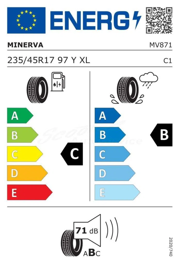 Minerva F205 XL - 235/45R17 97Y - Neumático de Verano