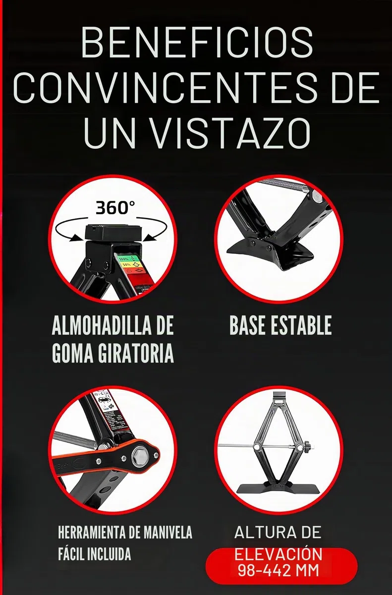 Kit rueda de repuesto 17" compatible con Dacia Duster con gato, llave, tornillo, guantes y bolsa 135/80R17 OE size
