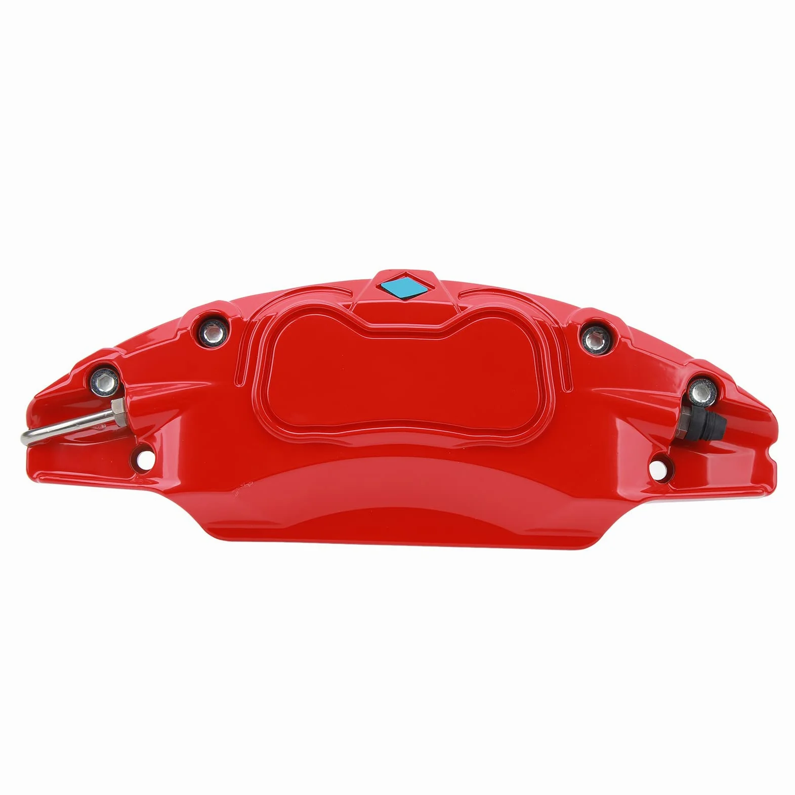 4 cubiertas de pinza de coche de aleación de aluminio para ruedas Tesla Model 3 de 18/19 pulgadas, color rojo, mejora el estilo, protege los frenos, fácil instalación