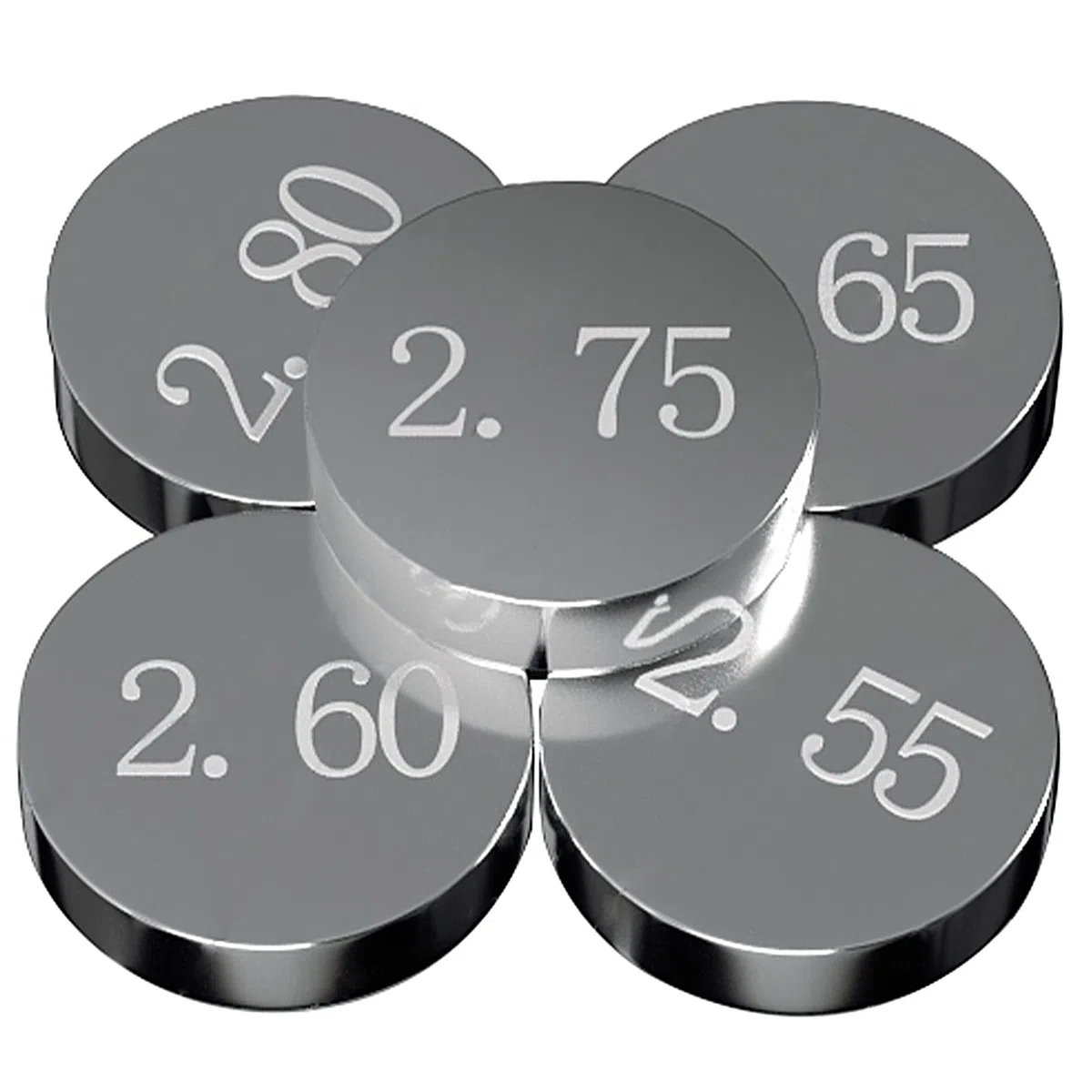 AHL- 47pcs 7.48mm Motocicleta Pastillas ajustable juego de válvulas Valve Shim kit para Yamaha FZS600 FZ6 2004-2007