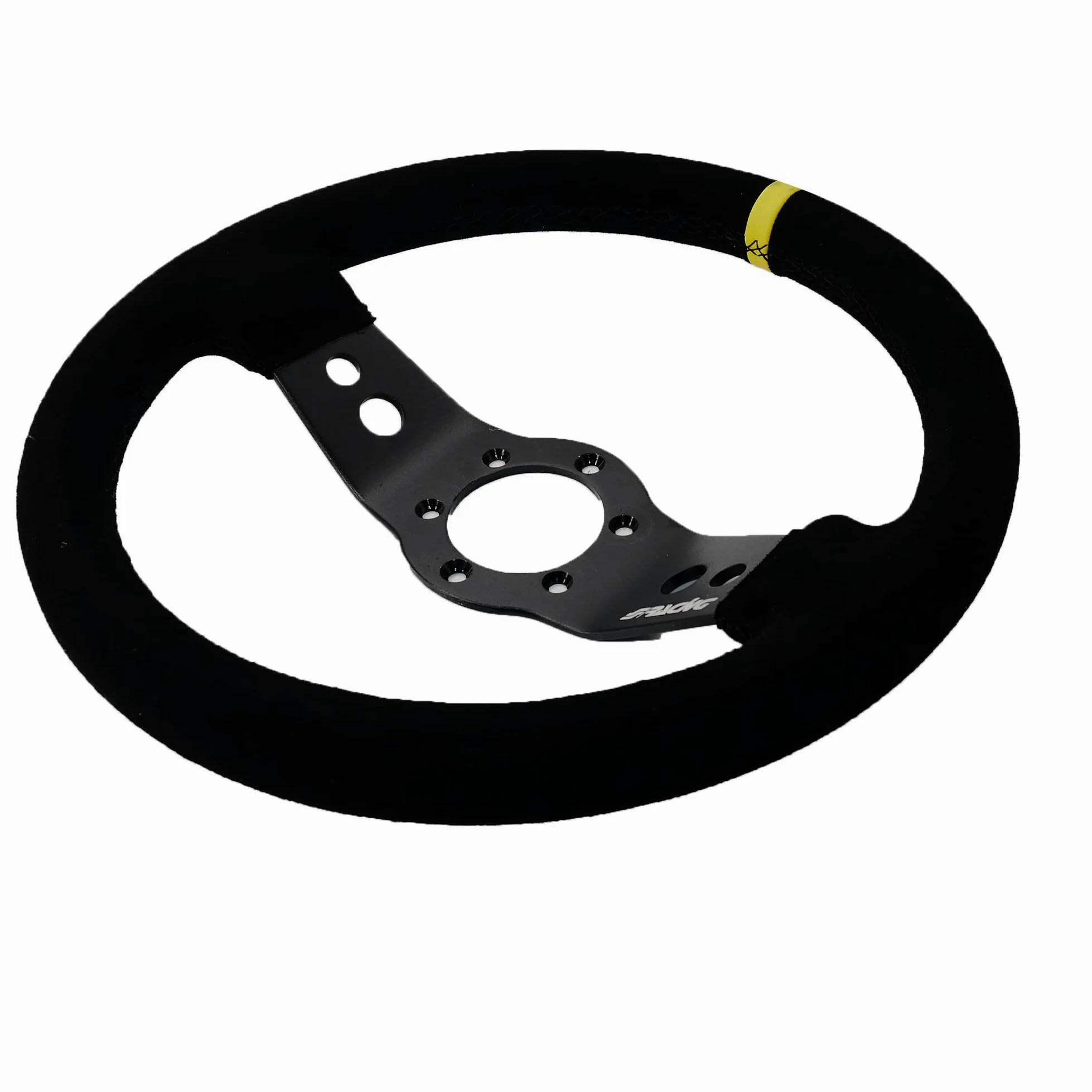Simoni Racing Volante Deportivo Rally 320mm - Ante Negro (Deep Dish - 47mm)