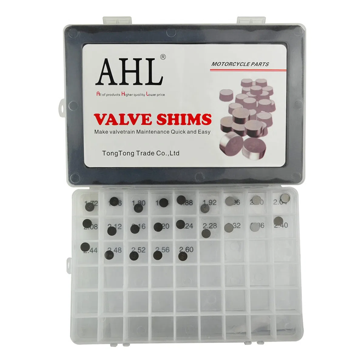 AHL- 23pcs 8.85mm Motocicleta Pastillas ajustable juego de válvulas Valve Shim kit para 500 2014-2016