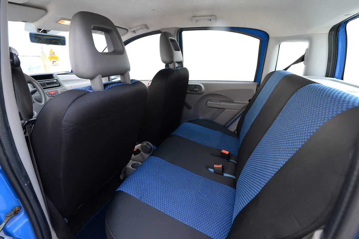 Fundas de asiento de coche en tela compatibles con Fiat Panda Serie II 2003 > 2011, juego completo 100% fabricado en Italia