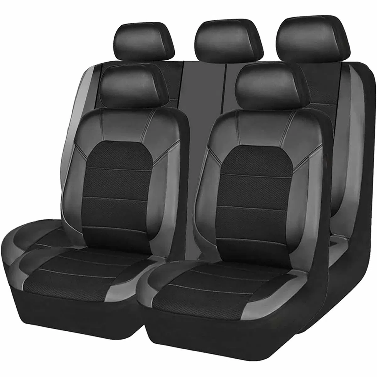 Fundas Asientos Coche para Citroen C4 I 2004 2005 2006 2007 2008 2009 2010 2011, 9 Piezas Delanteros y Traseros Juegos de Cubreasientos Protección, Funda Asiento Coche, Accesorios Coche