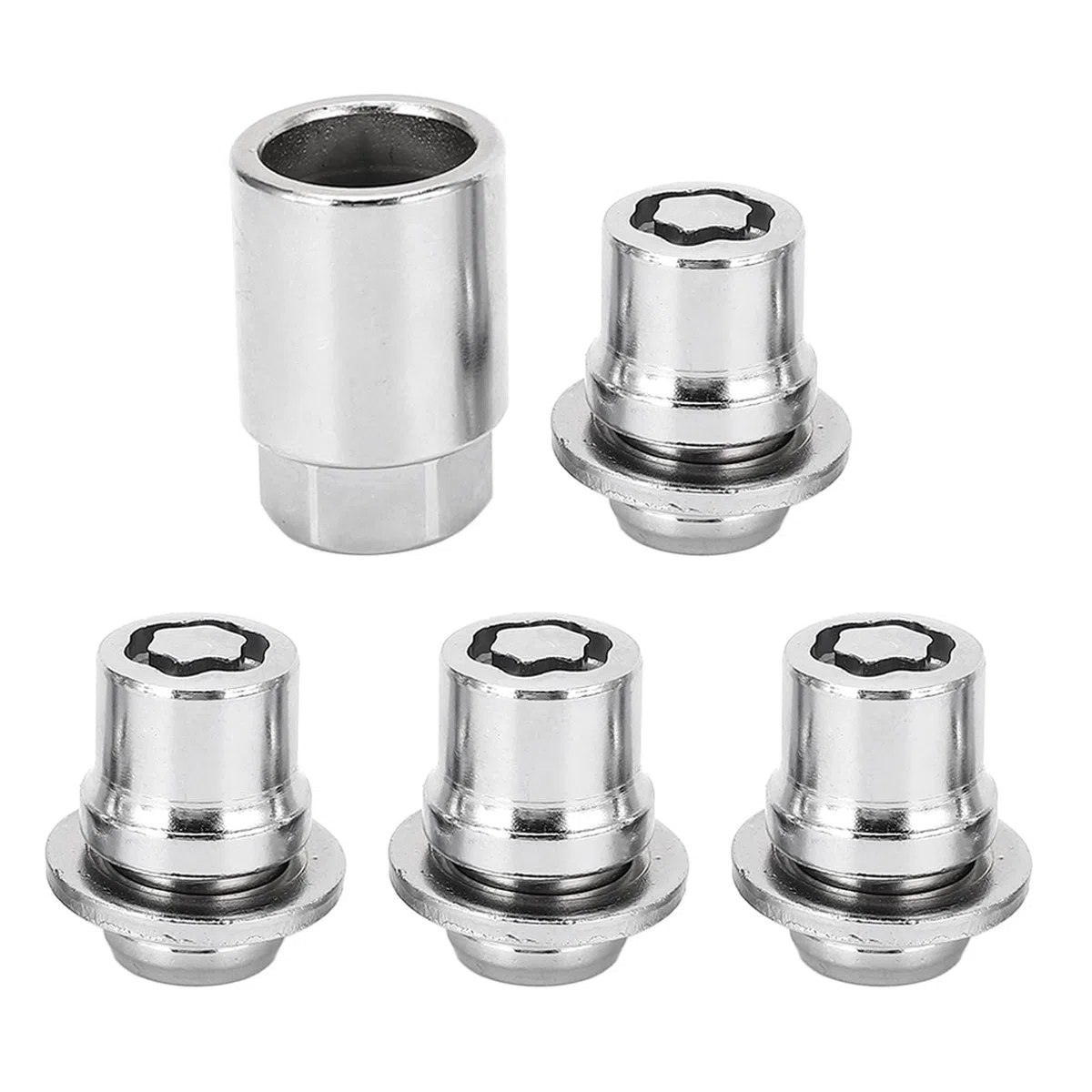 Juego de Tuercas de Bloqueo de Rueda M12 X 1,5 para Toyota Camry Tacoma Corolla Highlander Avalon RAV4 Sienna Venza Celica Prius Matrix CHR Mirai 00276-00900 Tuercas de