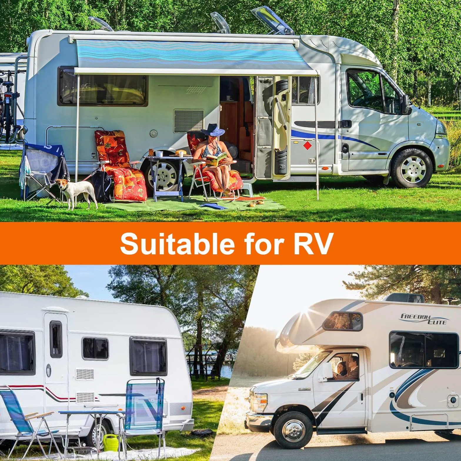 Funda de techo de protección para camping coche, 210D impermeable lona de caravana 8,5 x 3 metros/28 x 10 pies, lona de protección de techo para caravanas (8,5 x 3 m/334 x 118 pulgadas)