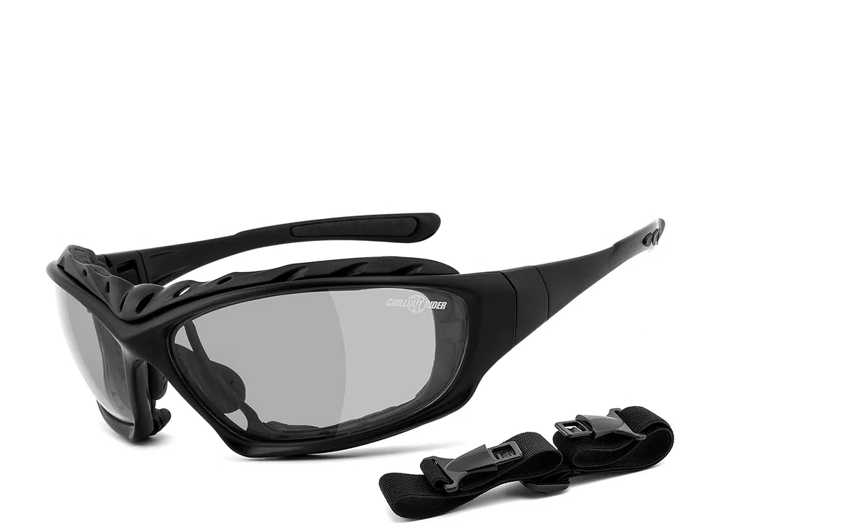gafas de moto, gafas de sol para moto, gafas biker, gafas multifunción | antivaho, antiviento, irrompibles | incluye clip para gafas de graduación