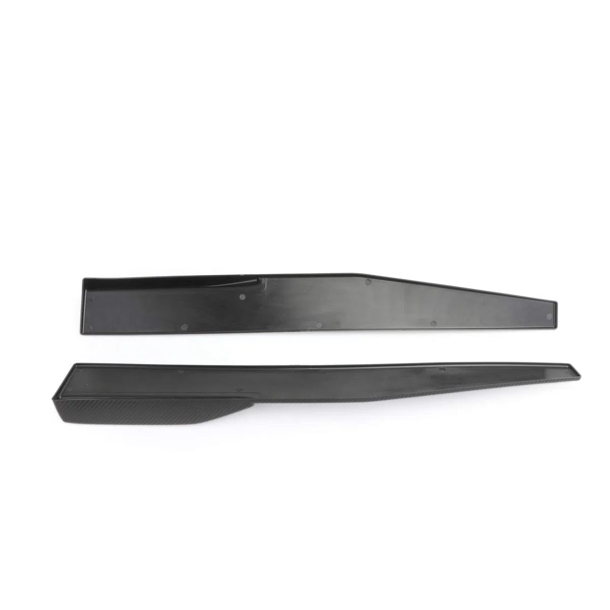 Faldones laterales de coche, divisor rocker, difusor, aletas winglet, par de alas, 45cm, alerón de falda lateral de coche, fibra de carbono