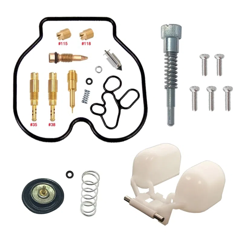 Kits de reconstrucción de carburador CBR125 150 CBR125R CBR150M Piezas de válvula de flotación y corte de aire