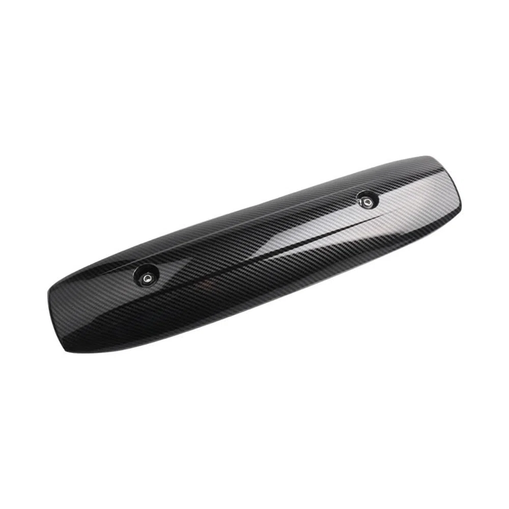 Protector Tubo Escape para TMAX500 TMAX 500 2008-2011 Cubierta De Silenciador De Motocicleta Fibra De Carbono Tubo De Escape Protector De Calor Cubierta Protectora De Escape