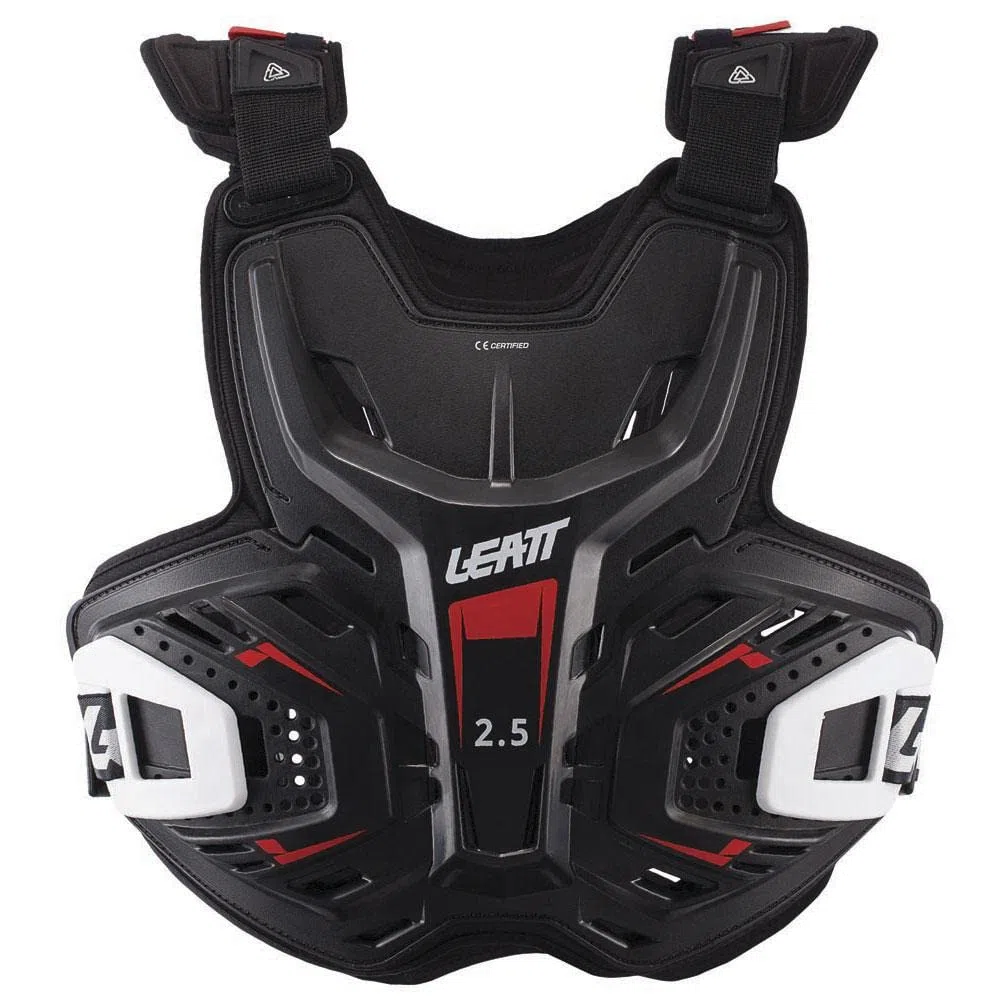 Leatt 2.5 Protector Pecho Moto, Unisex – Adulto, Negro, Talla Única