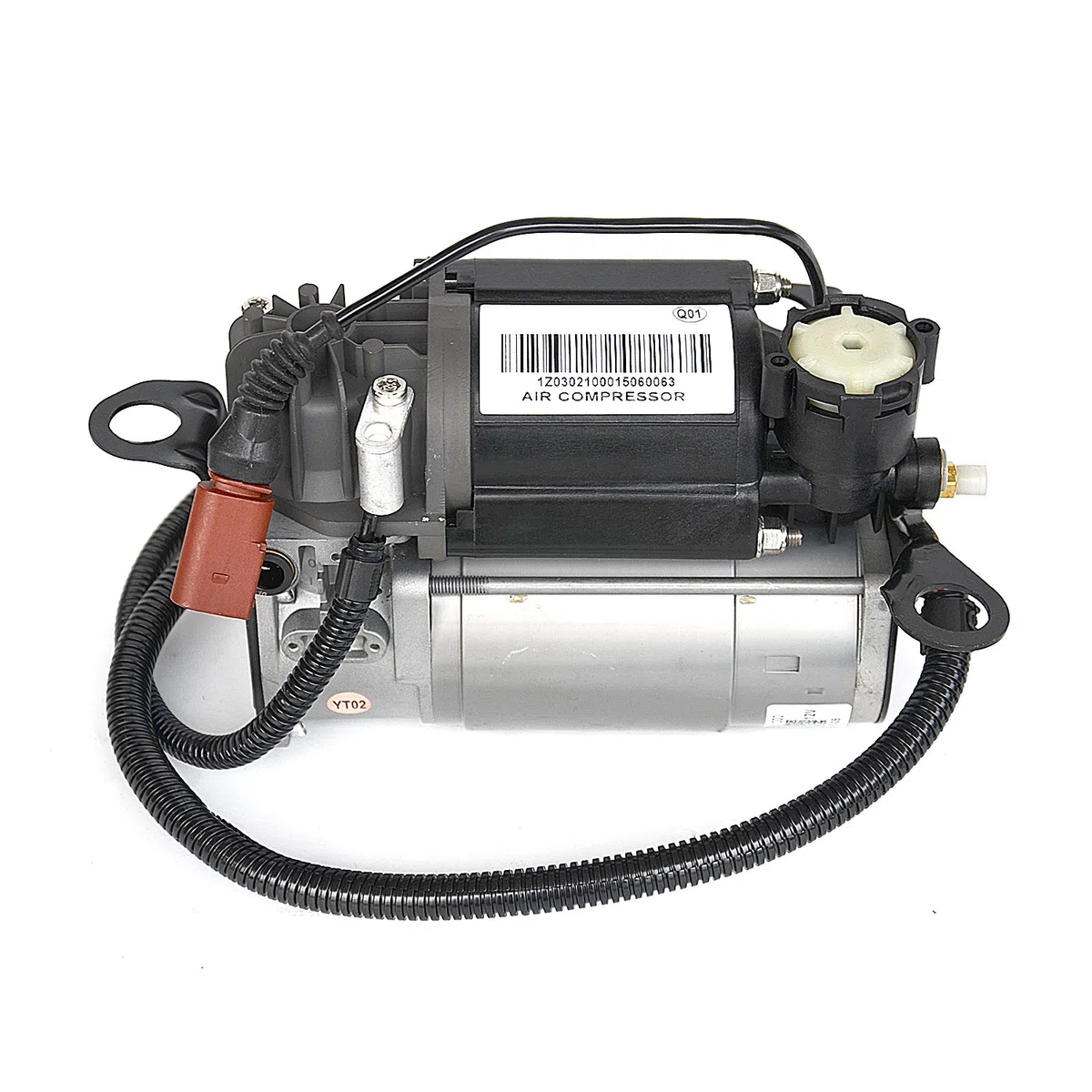 Bomba de compresor de suspensión neumática con relé compatible con A8 S8 Quattr0 5.2l, 6.0l 4E0 616 007 C 4E0 616 005 E 4E0 616 005 G 4E0 616 007 A 4E0 616 007 E 4154033090