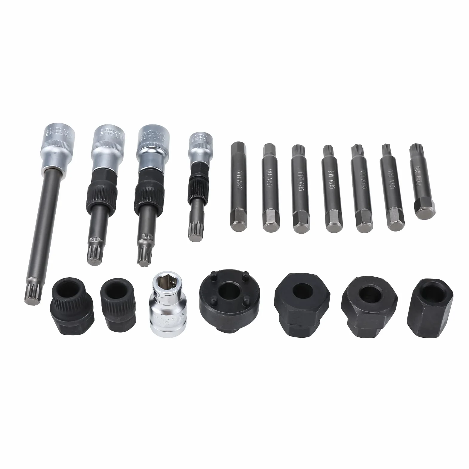 BOOMSTART Kit de herramientas de extracción de polea de alternador automotriz, juego de herramientas de polea de correa generadora, kit de herramientas de servicio de garaje