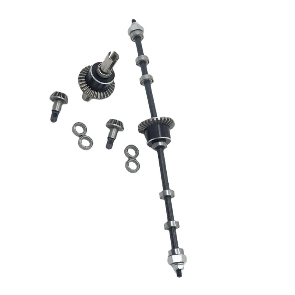 Juego de Eje diferencial Delantero y Trasero de Metal para 1/12 Wltoys 12428 Juego de Eje Conveniente para Wltoys 12428 Easy