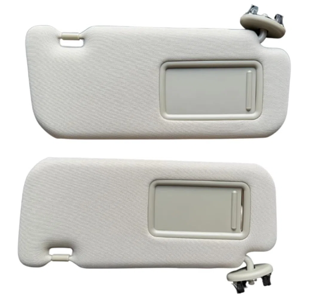 Sun Visor 2007-2013 con Accesorios Interiores para Automóviles De Vanidad Espejo Duradero para Toyota Corolla 7432002711 7432002640B1,Grey Left