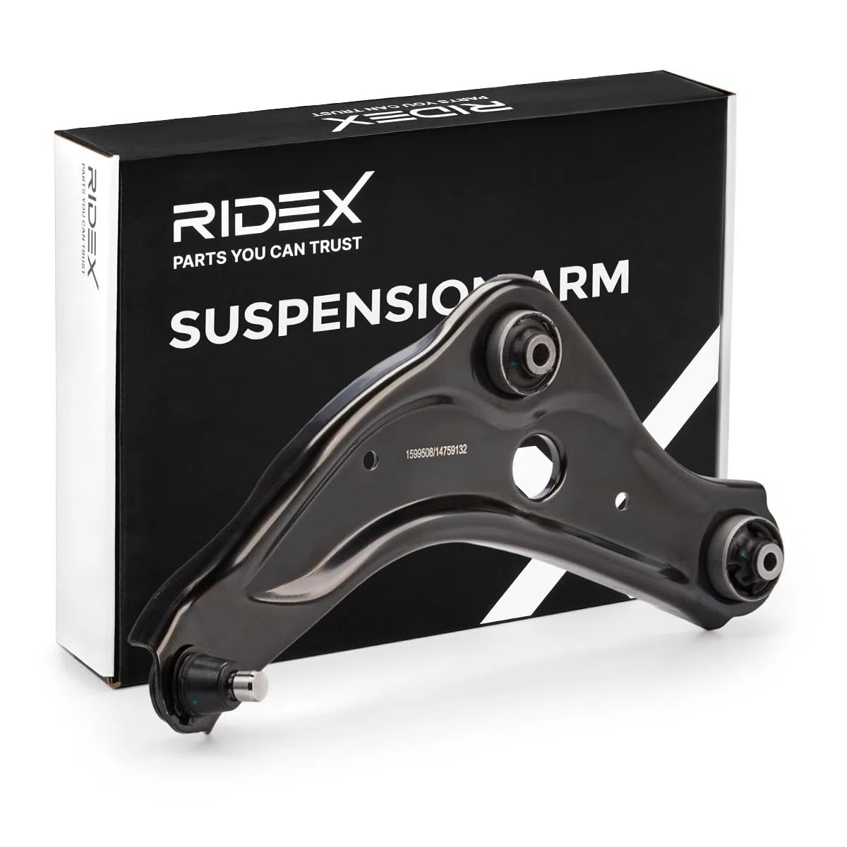 RIDEX 273C1440 Barra oscilante de suspensión de ruedas Delantero Izquierda con rótula de suspensión/carga Compatible con NISSAN Qashqai II J11, J11
